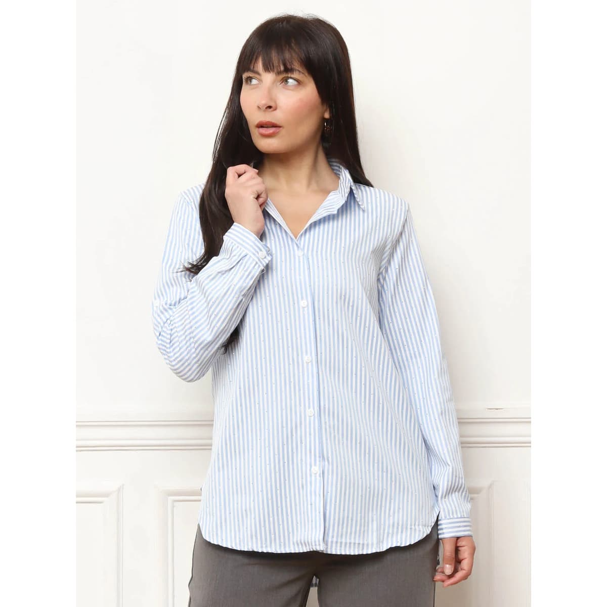 Women's Shirts La Modeuse Blue