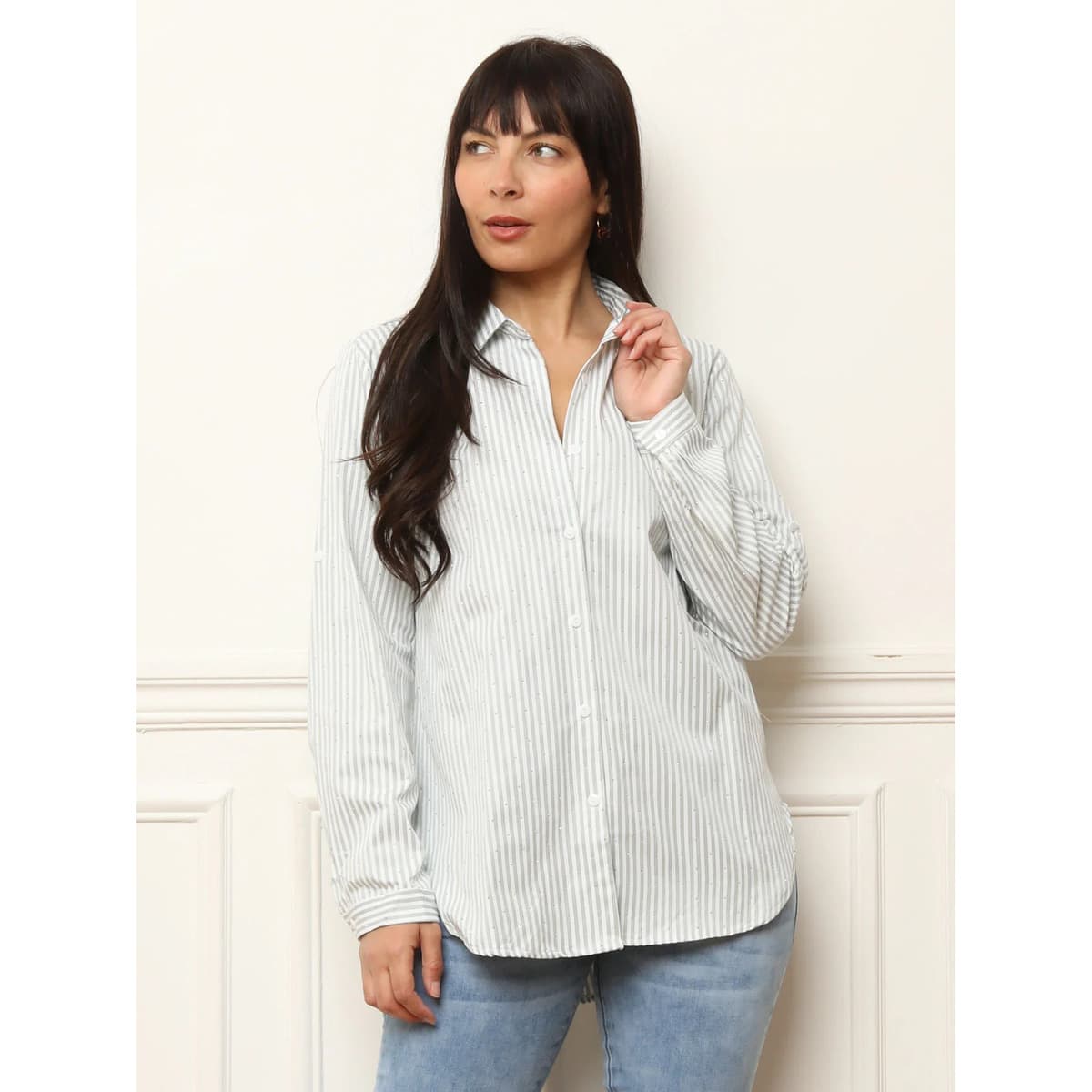 Women's Shirts La Modeuse Green