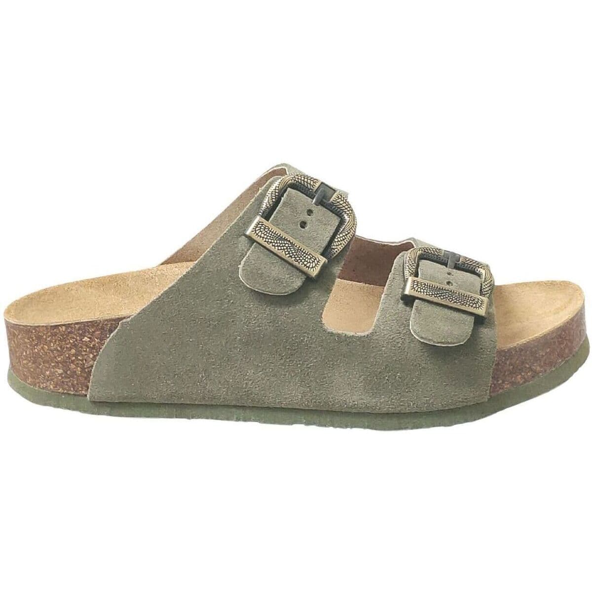 Women's Mules Plakton Green