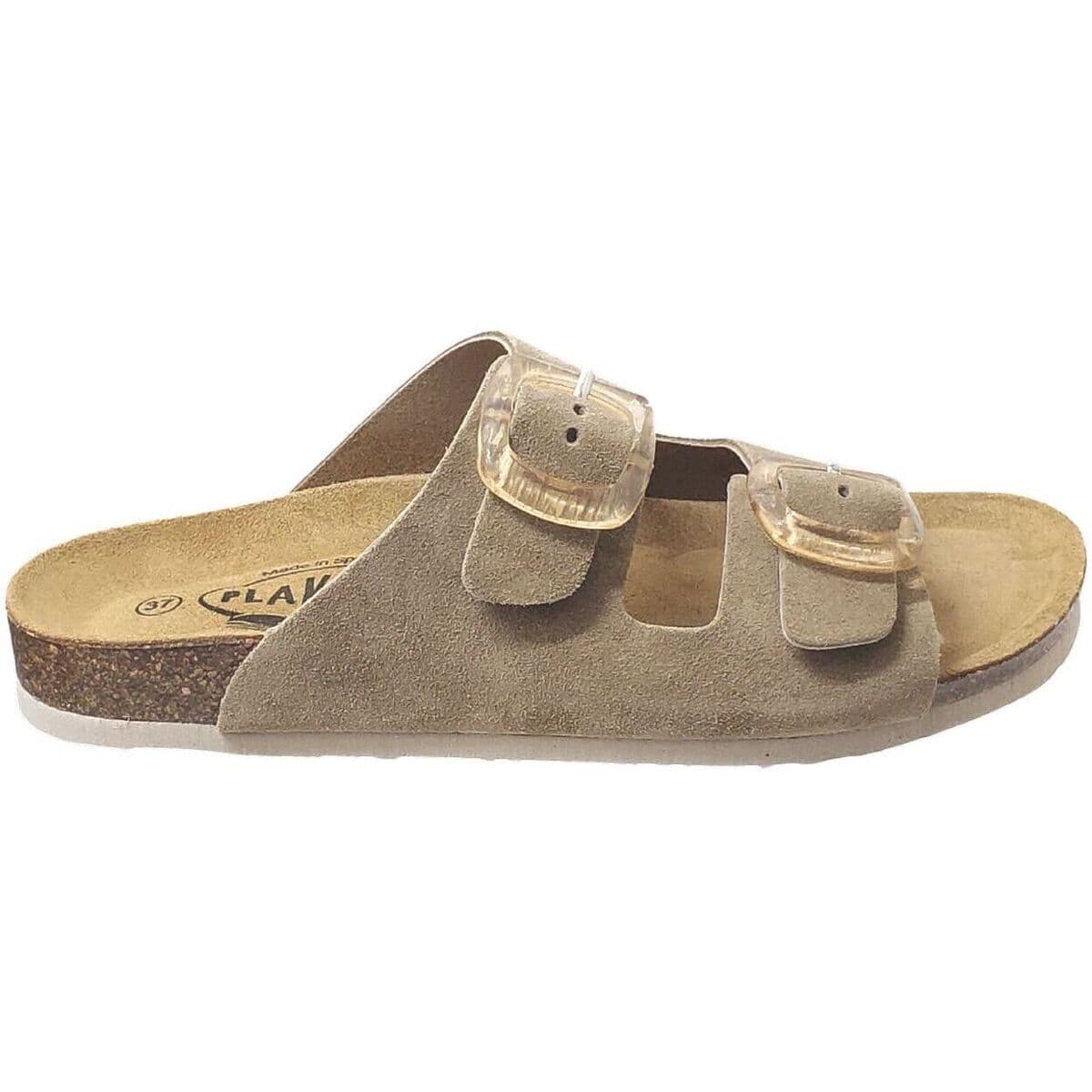 Women's Mules Plakton Beige