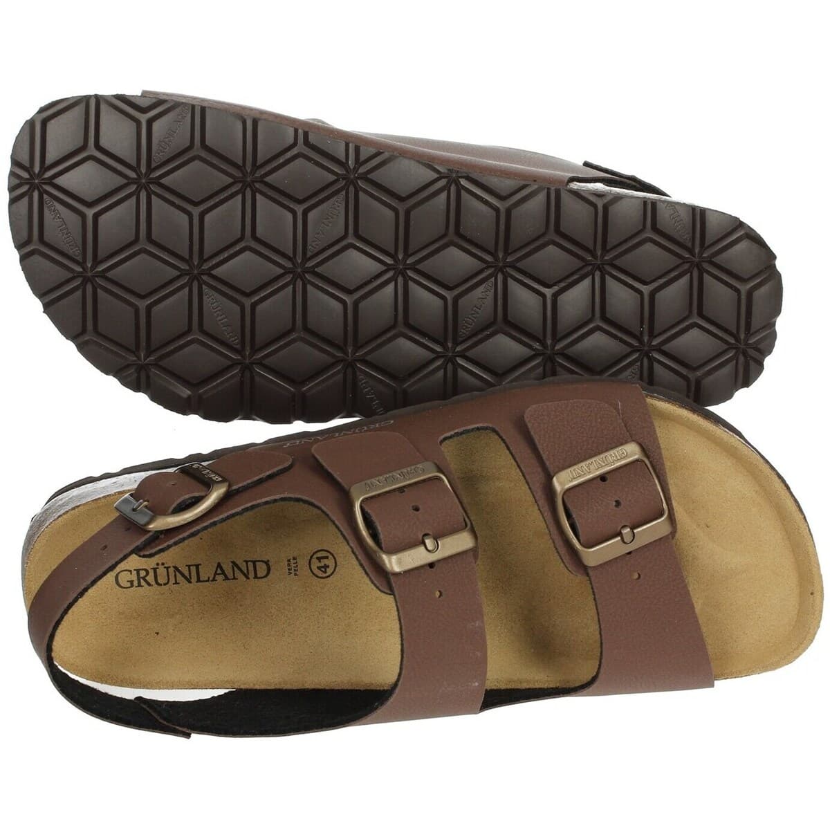 Men's Sandals Grunland Brown