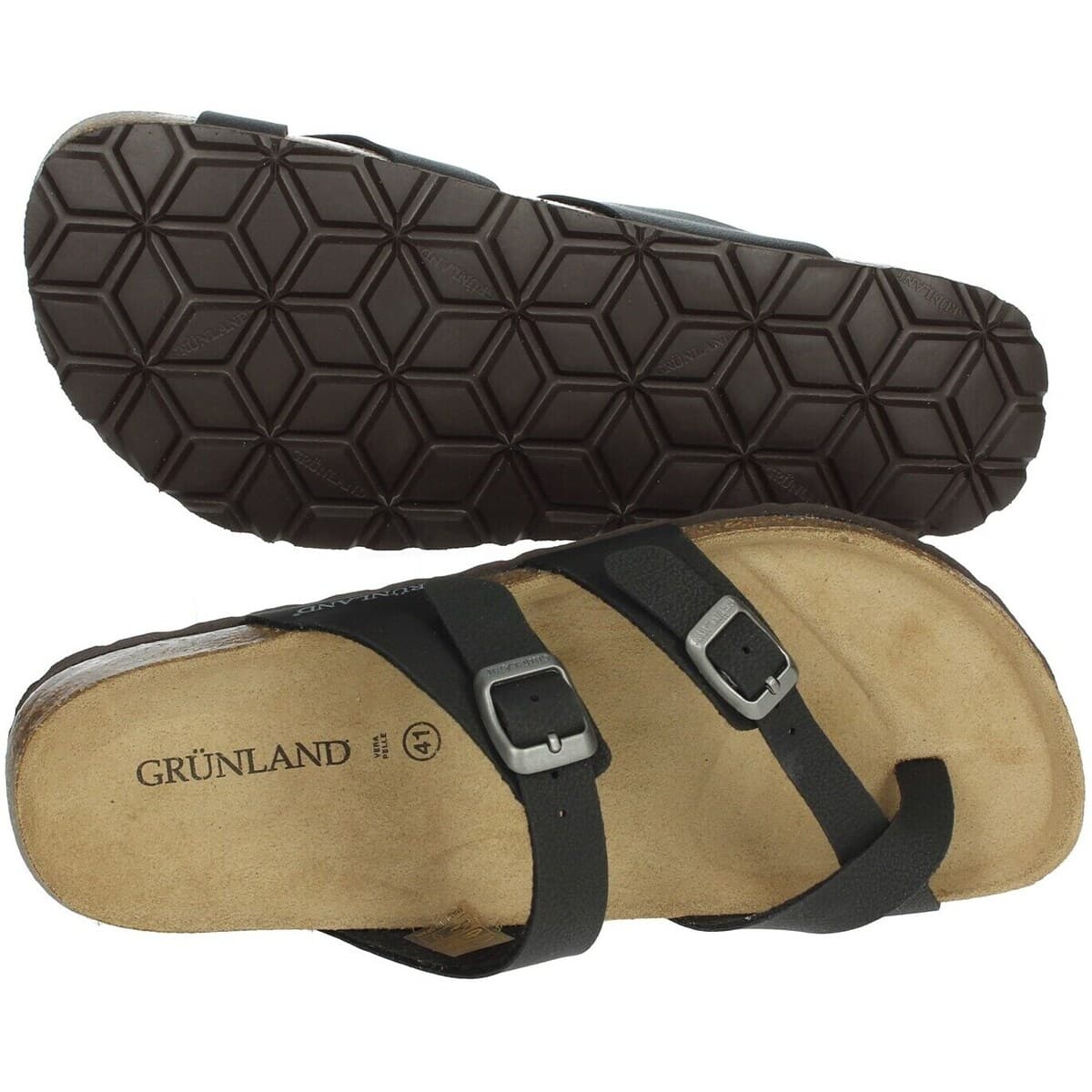 Men's Flip Flops Grunland Black