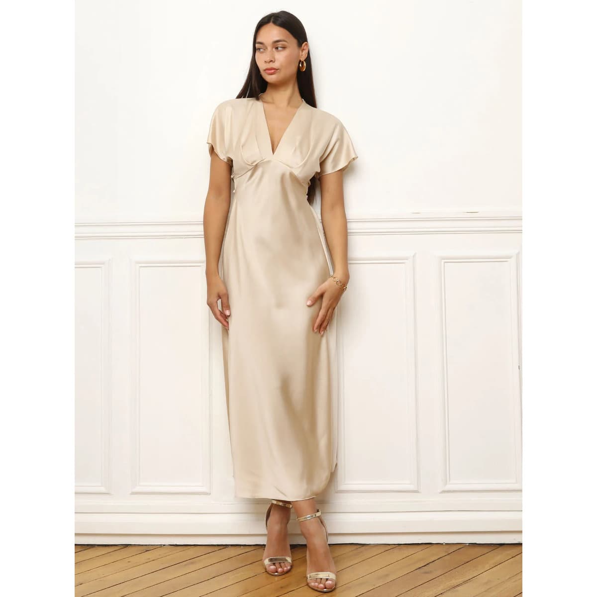 Women's Dresses La Modeuse Beige