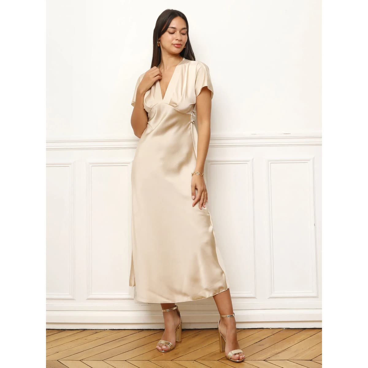 Women's Dresses La Modeuse Beige