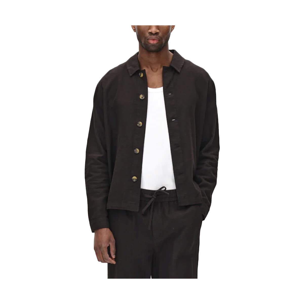 Πουκάμισο με μακριά μανίκια Gabba PETER LINEN LONGSLEEVE SHIRT MEN