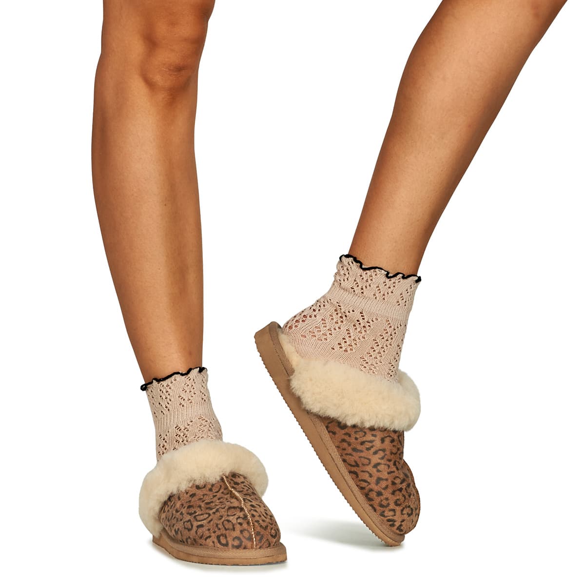 Women's House Slippers Shepherd Brown