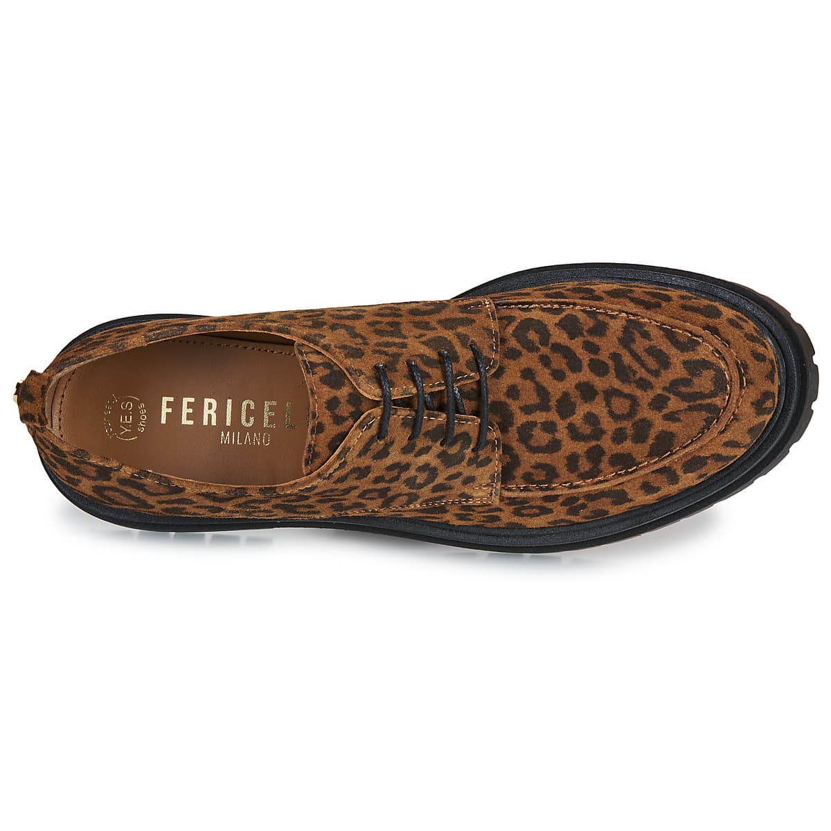 Women's Derby Shoes Fericelli Brown