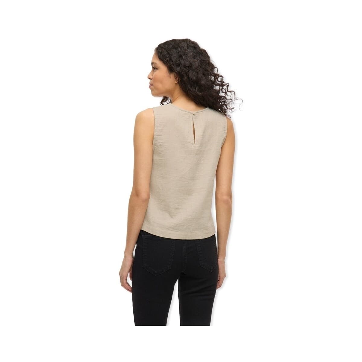 Women's T-Shirts Vila Beige