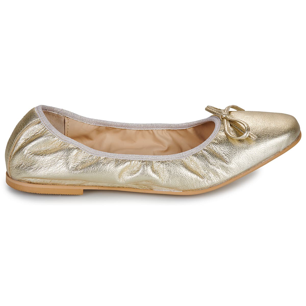Women's Ballet Flats Fericelli Gold