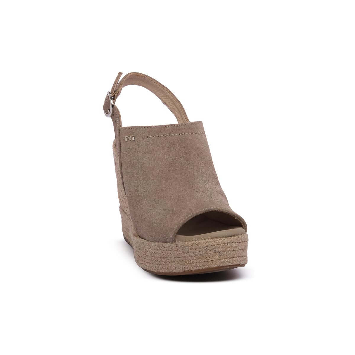 Σανδάλια με πλατφόρμα NeroGiardini NERO GIARDINI 451 VELOUR CRETA