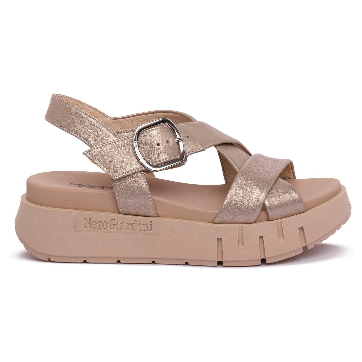 Σανδάλια με πλατφόρμα NeroGiardini NERO GIARDINI 675 ETOILE SAND