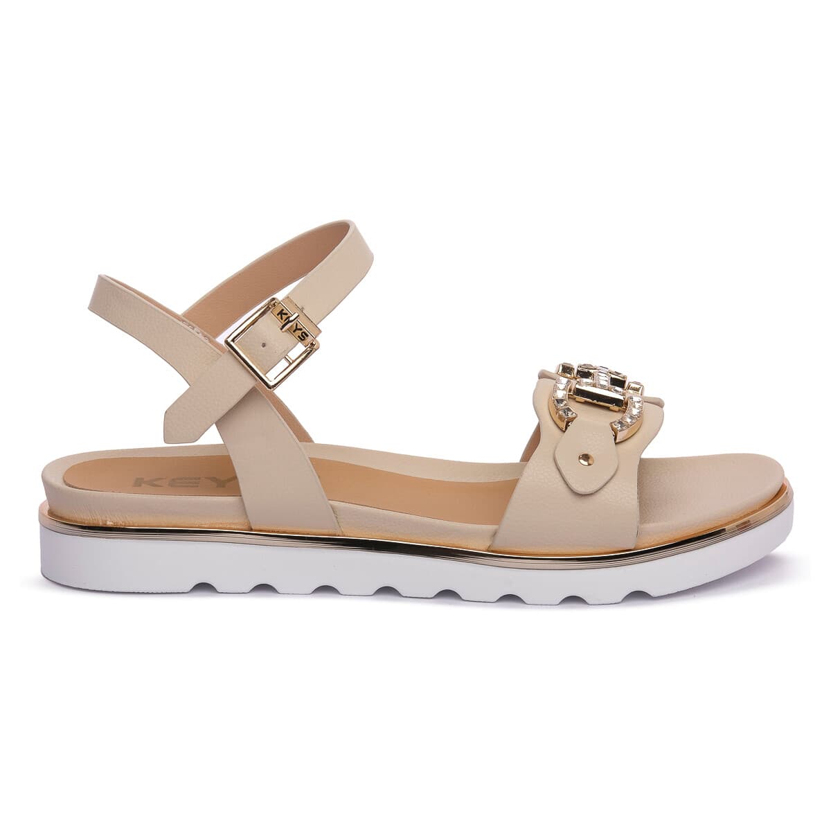 Women's Sandals Keys Beige