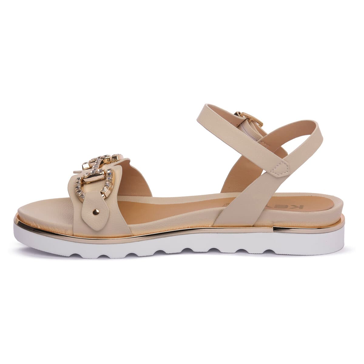 Women's Sandals Keys Beige