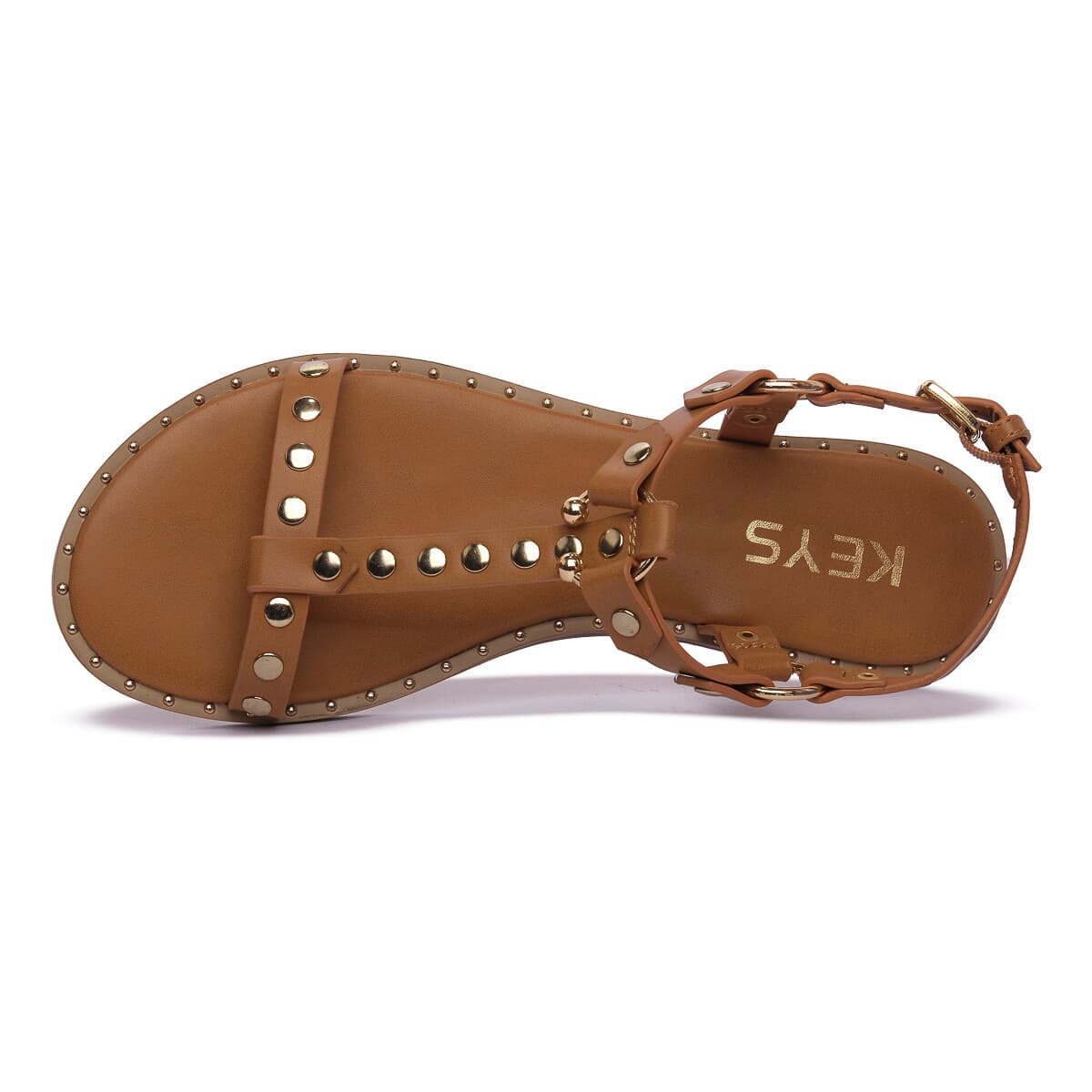 Women's Sandals Keys Brown