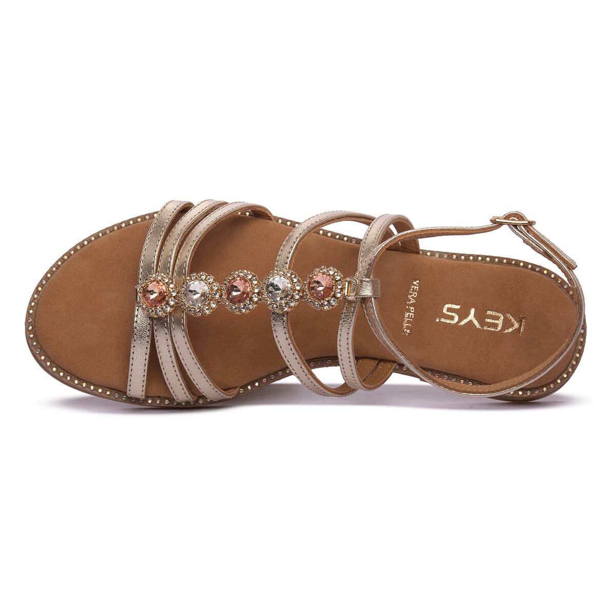 Women's Sandals Keys Beige