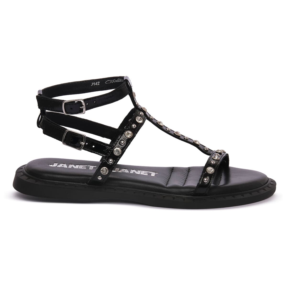 Σανδάλια χωρίς τακούνι Janet&Janet -
