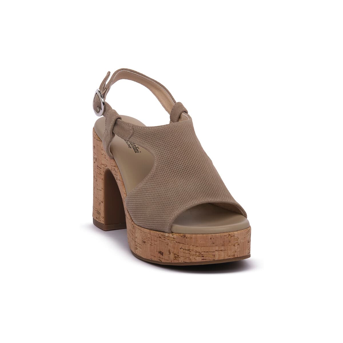 Σανδάλια με πλατφόρμα NeroGiardini NERO GIARDINI 451 VELOUR CRETA