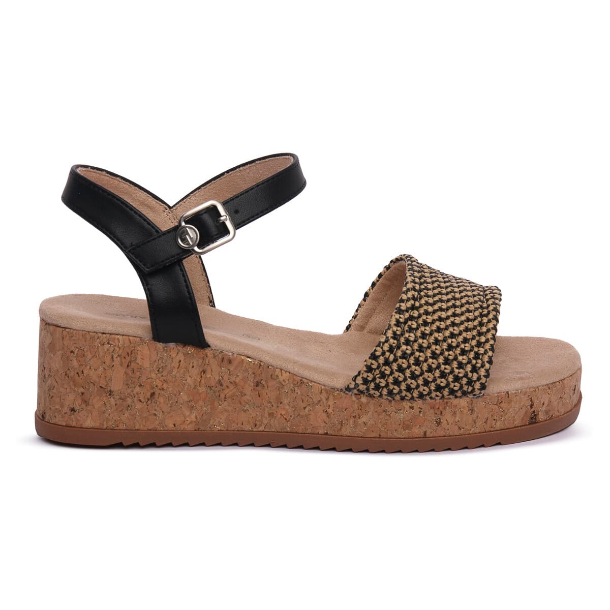 Σανδάλια με πλατφόρμα Tom Tailor BLACK