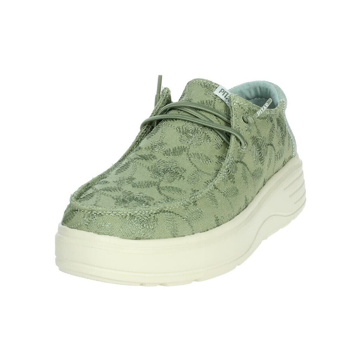 Women's Loafers Pitas Green