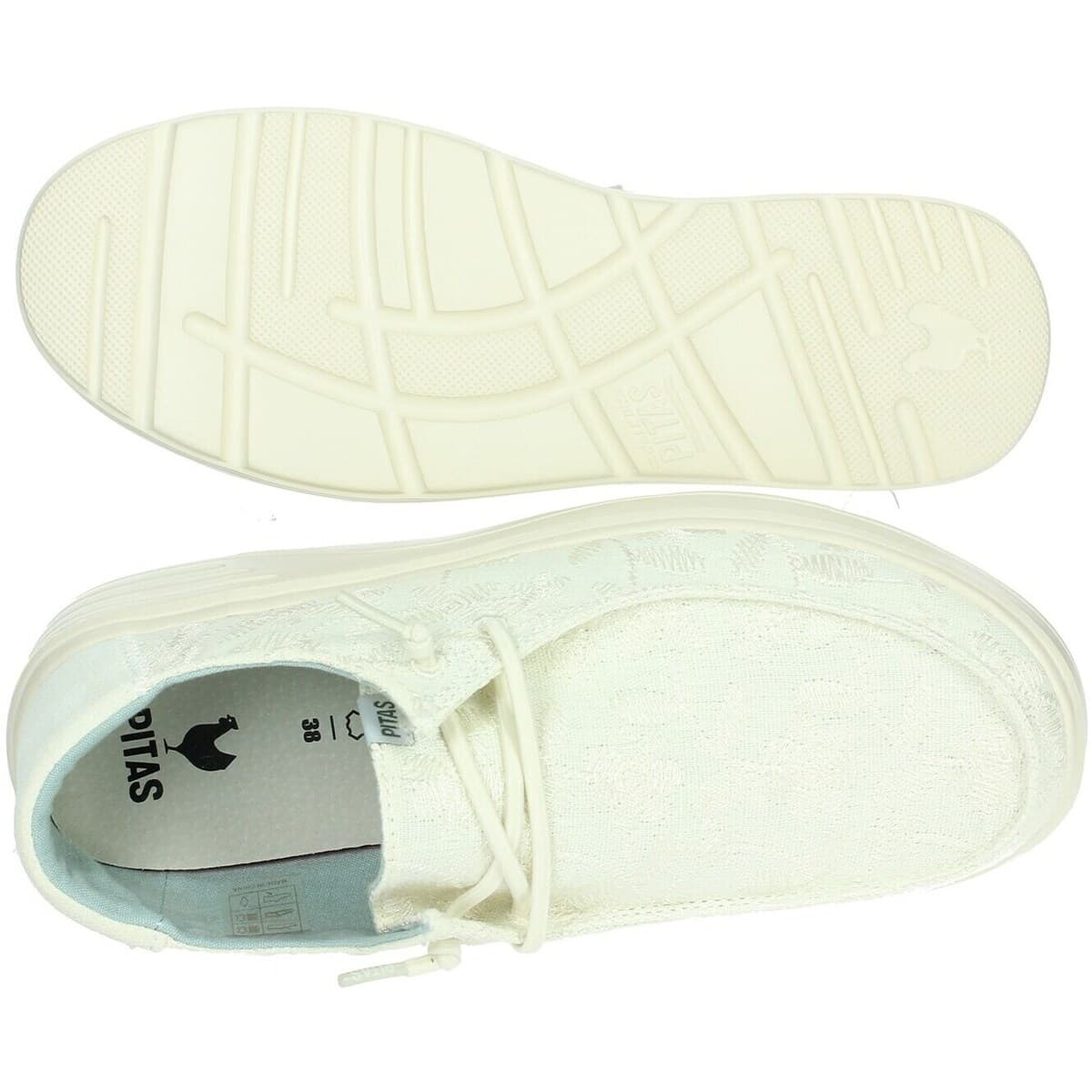 Women's Loafers Pitas White