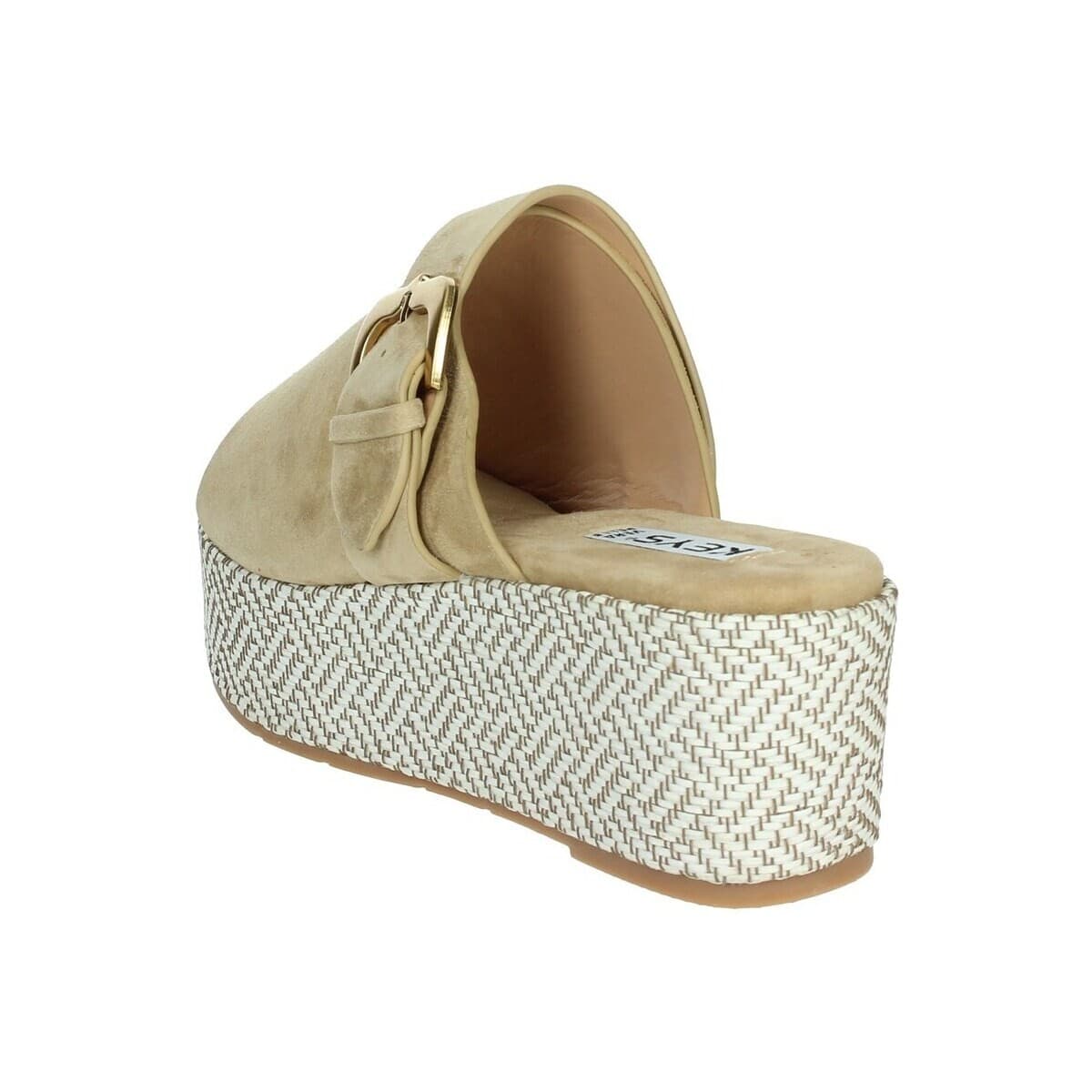 Women's Flip Flops Keys Beige