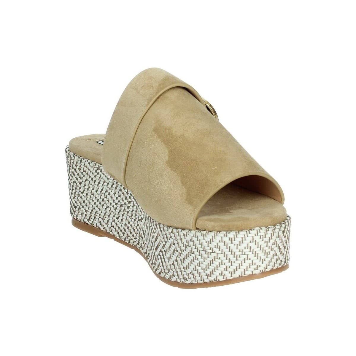 Women's Flip Flops Keys Beige