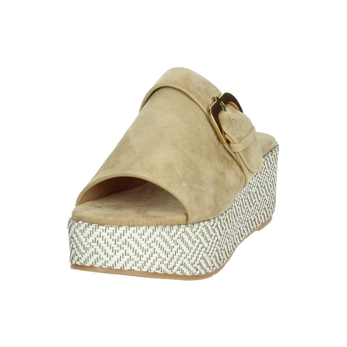 Women's Flip Flops Keys Beige