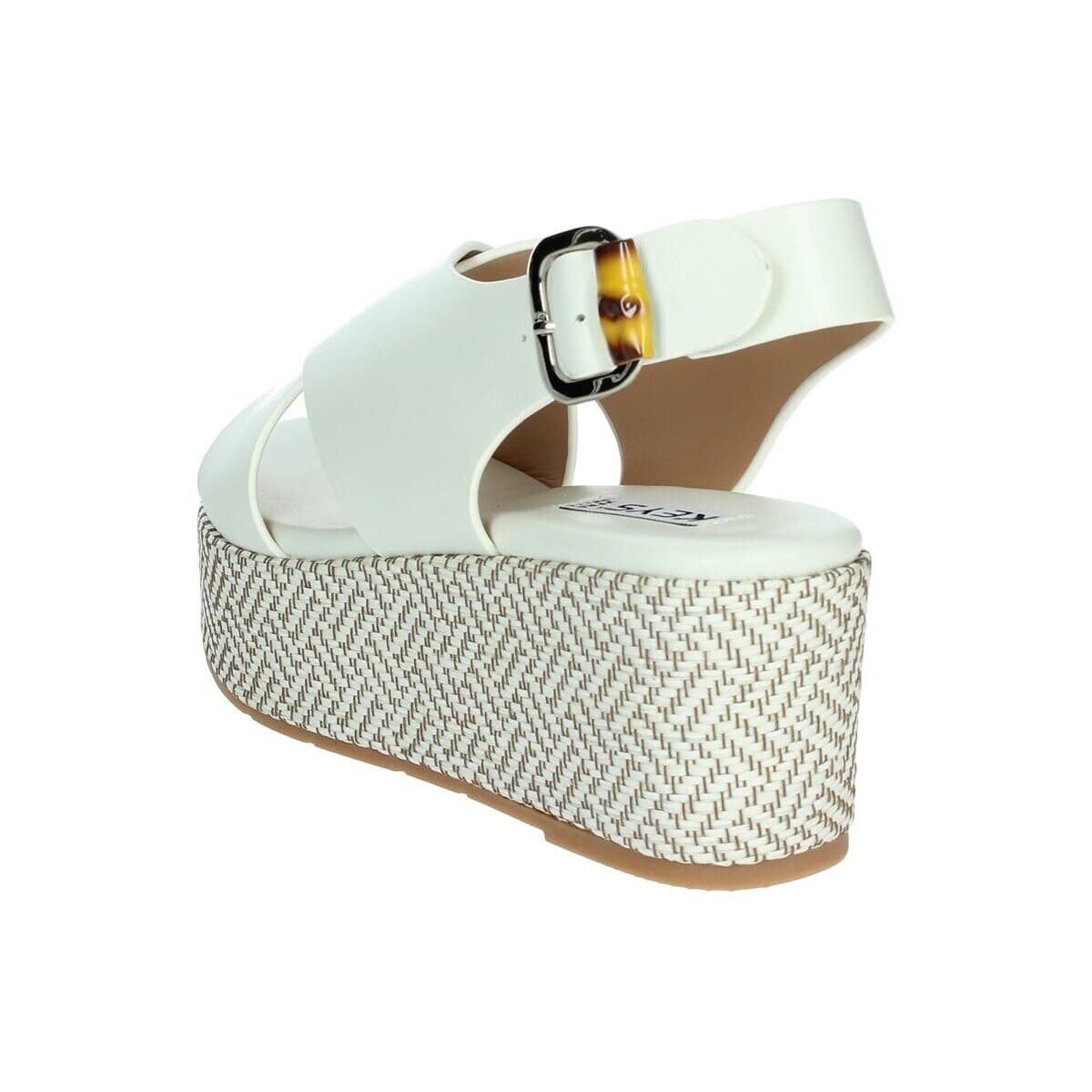 Women's Platforms Keys White