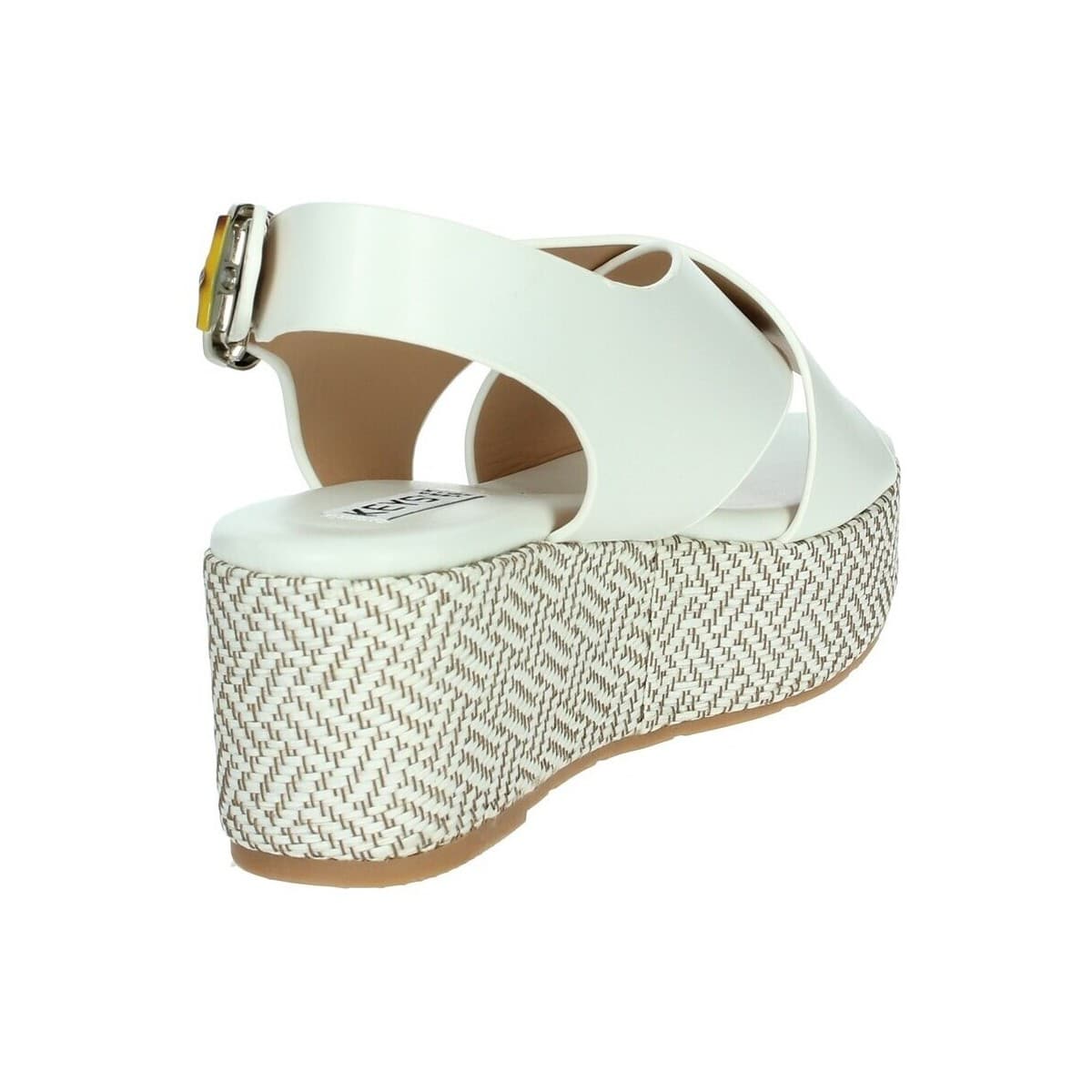Women's Platforms Keys White