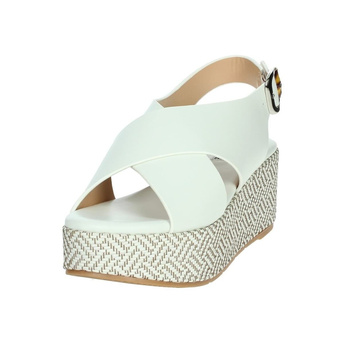 Women's Platforms Keys White