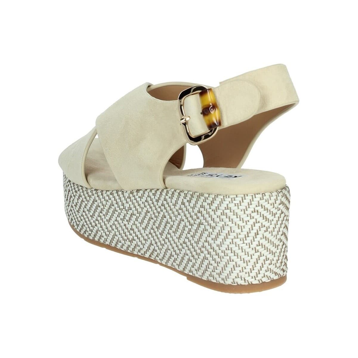 Women's Platforms Keys Beige