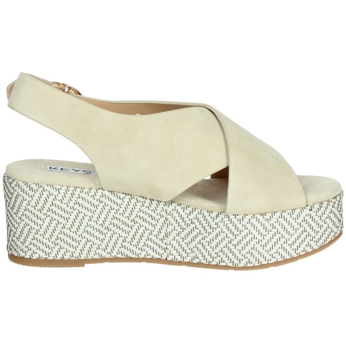 Women's Platforms Keys Beige