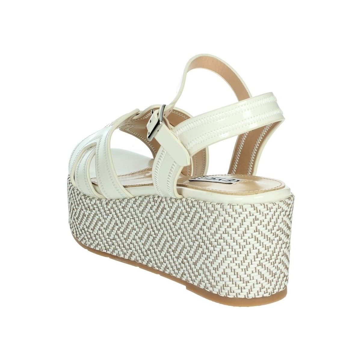Women's Platforms Keys White