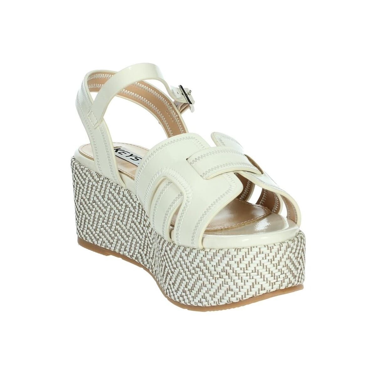 Women's Platforms Keys White