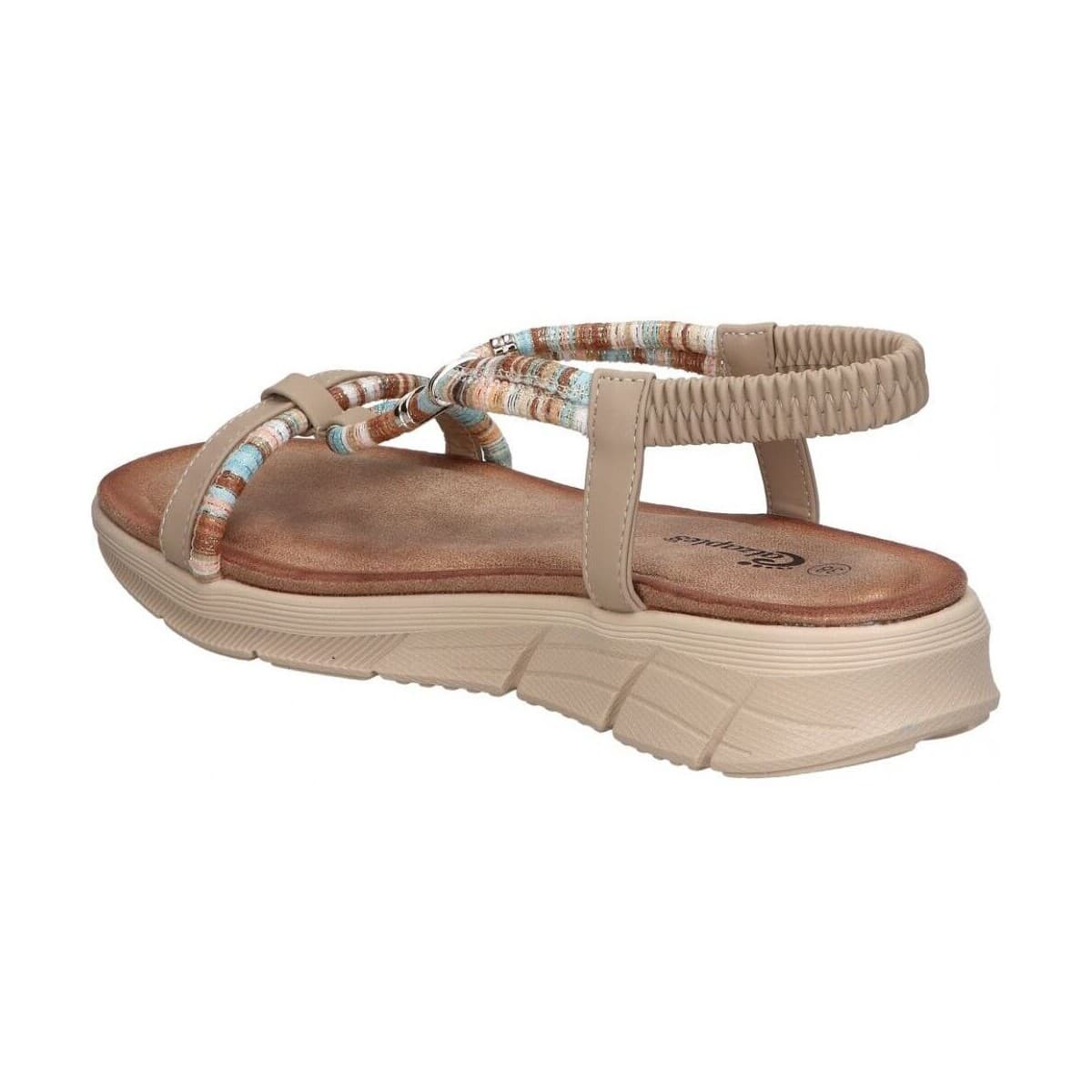 Women's Platforms Calzapies Beige