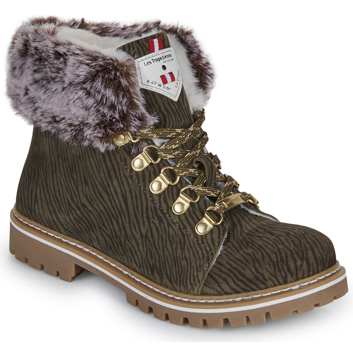 Women's Boots Les Tropeziennes par M.Belarbi Khaki