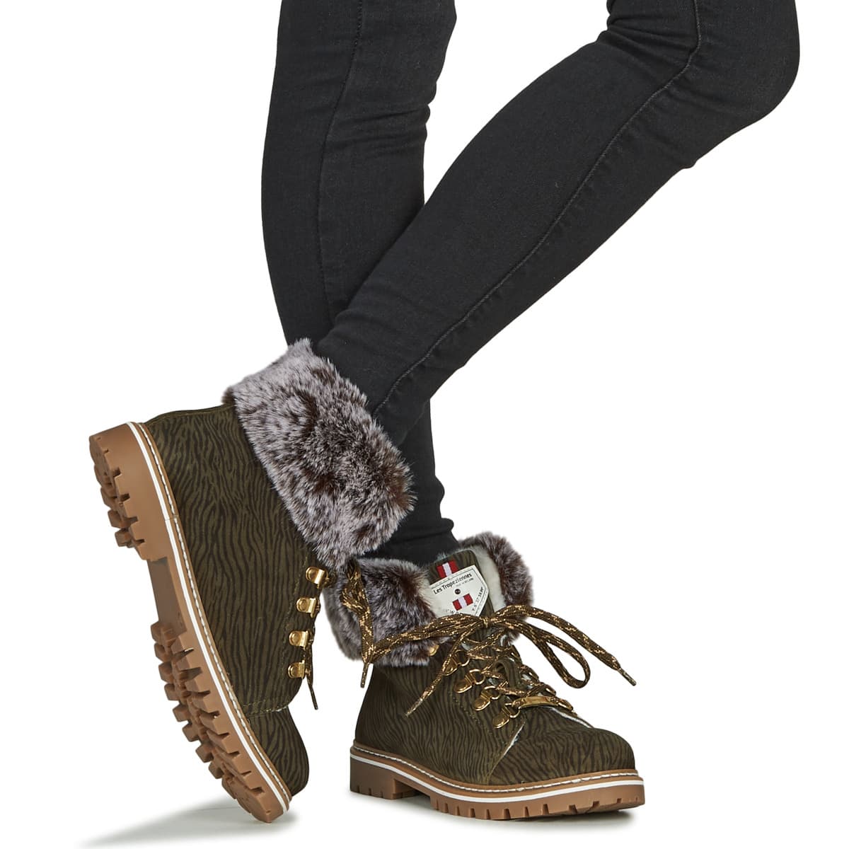 Women's Boots Les Tropeziennes par M.Belarbi Khaki