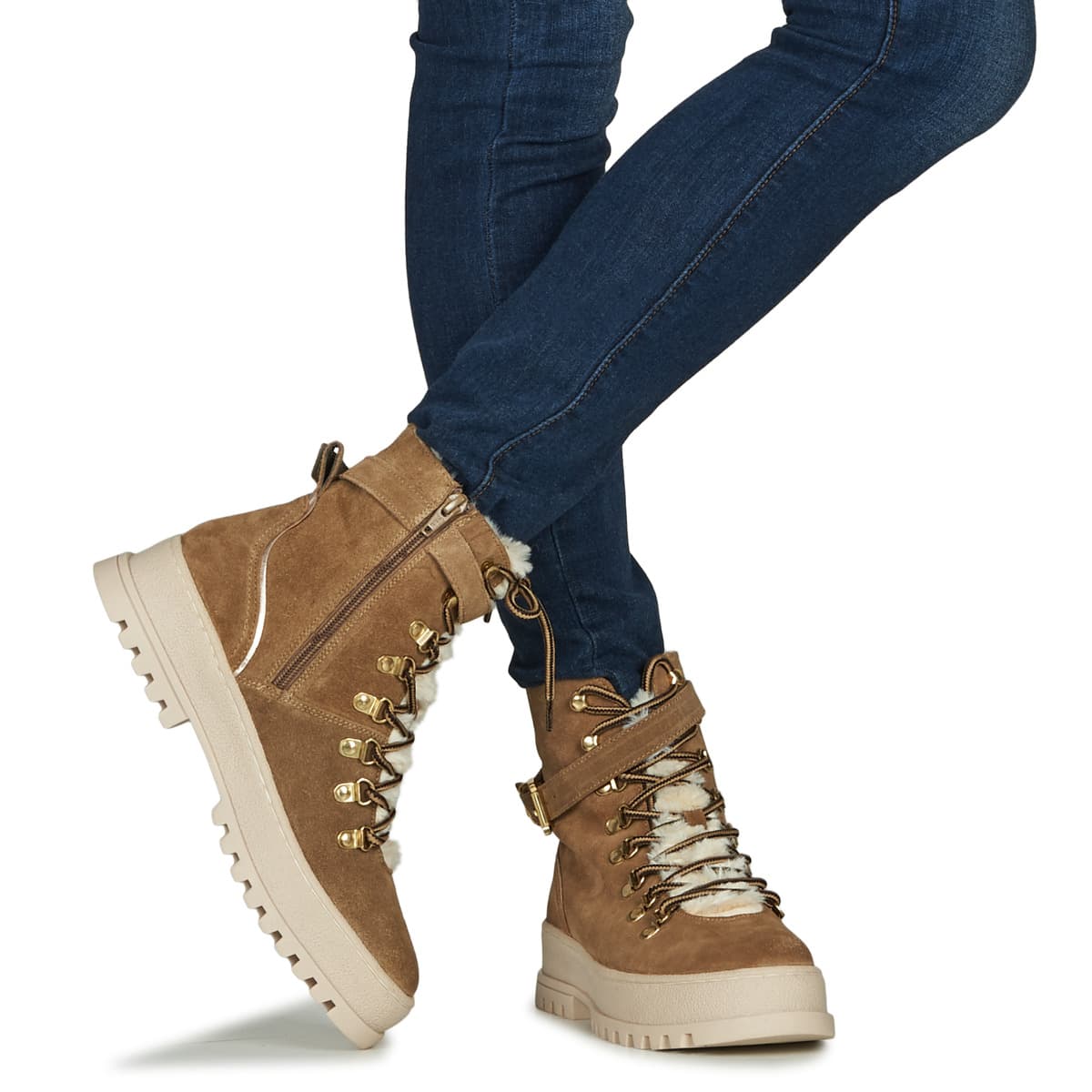 Women's Boots Les Tropeziennes par M.Belarbi Beige