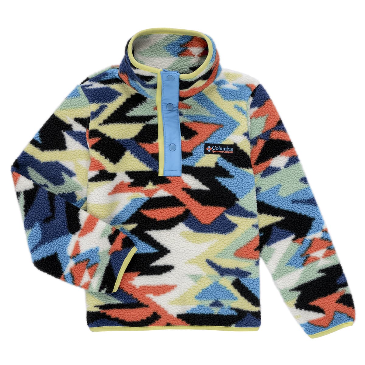 Fleece Columbia HELVETIA II PRINTED HALF SNAP FLEECE