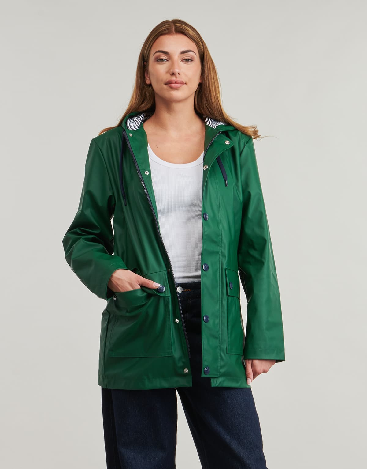 Women's Parkas Petit Bateau Green