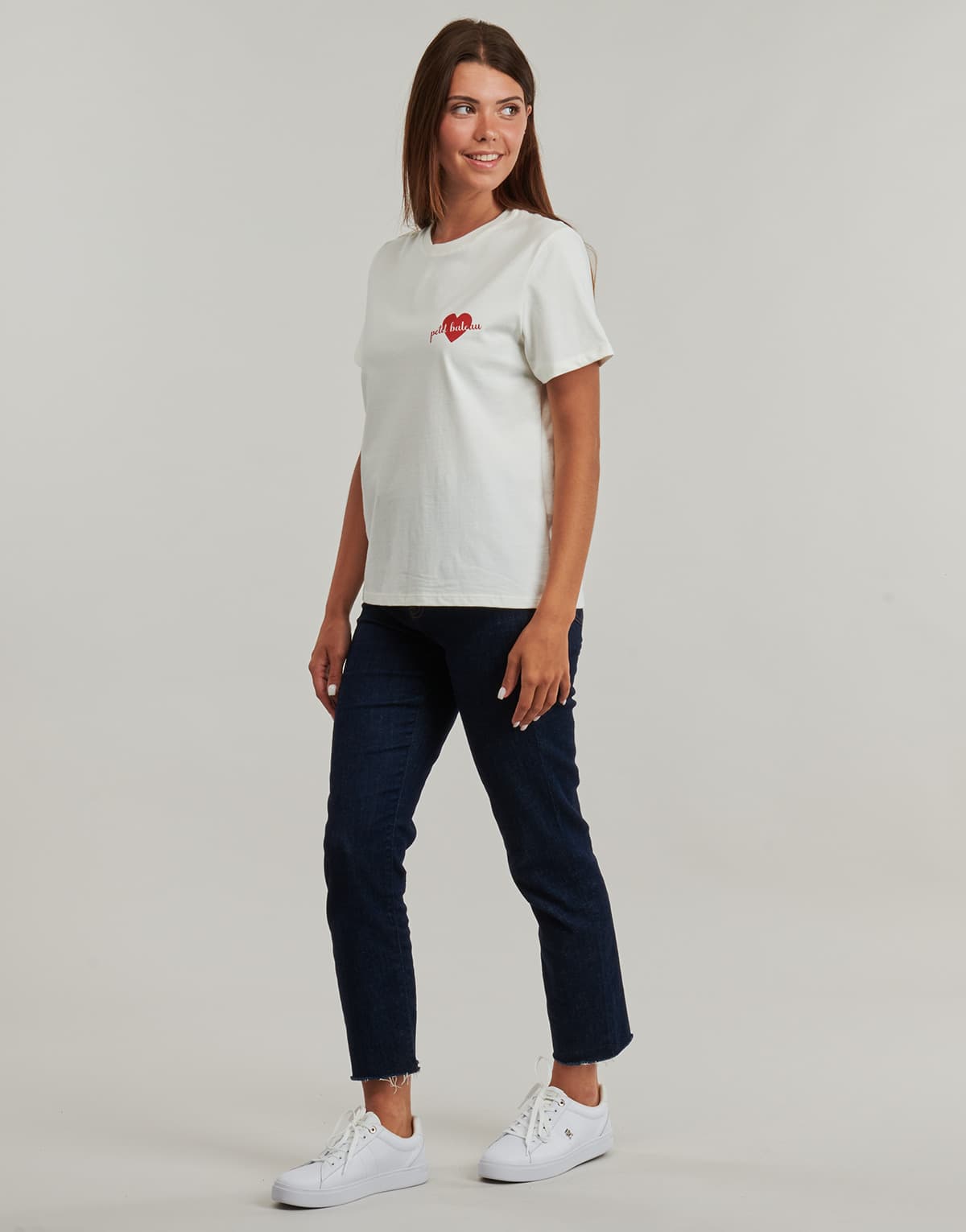Women's T-Shirts Petit Bateau White