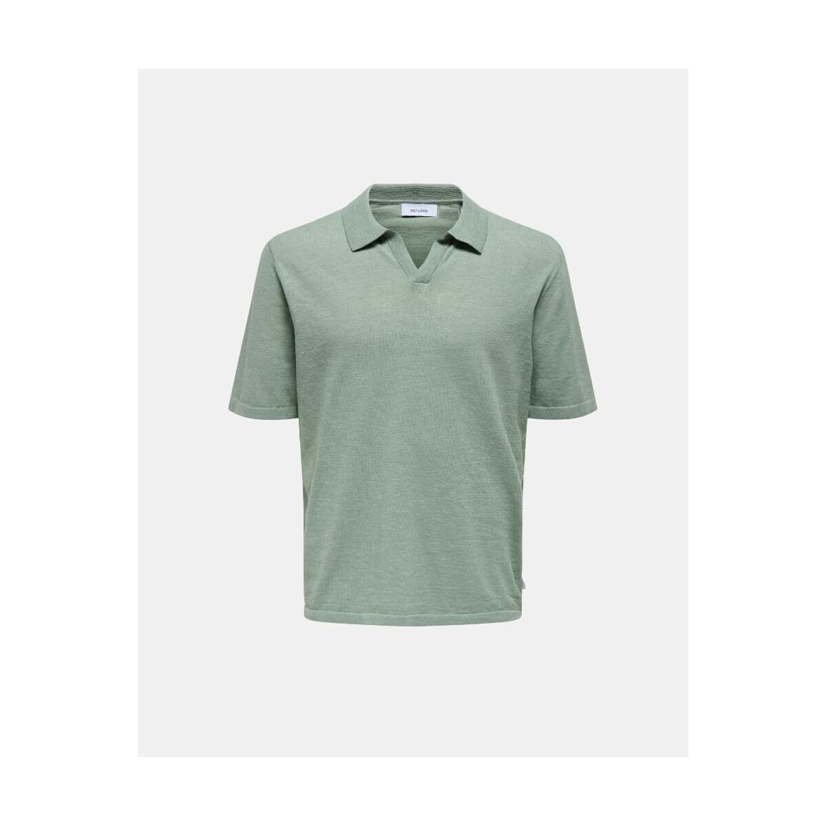 Men's T-Shirts Only & Sons Green