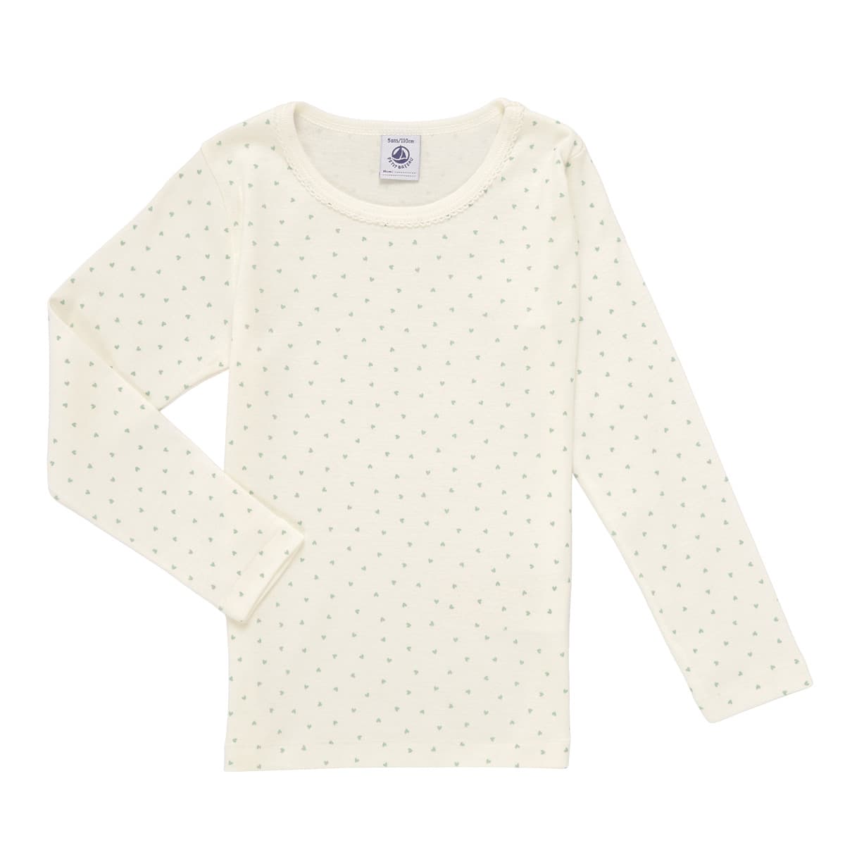 Girls' T-Shirts Petit Bateau White