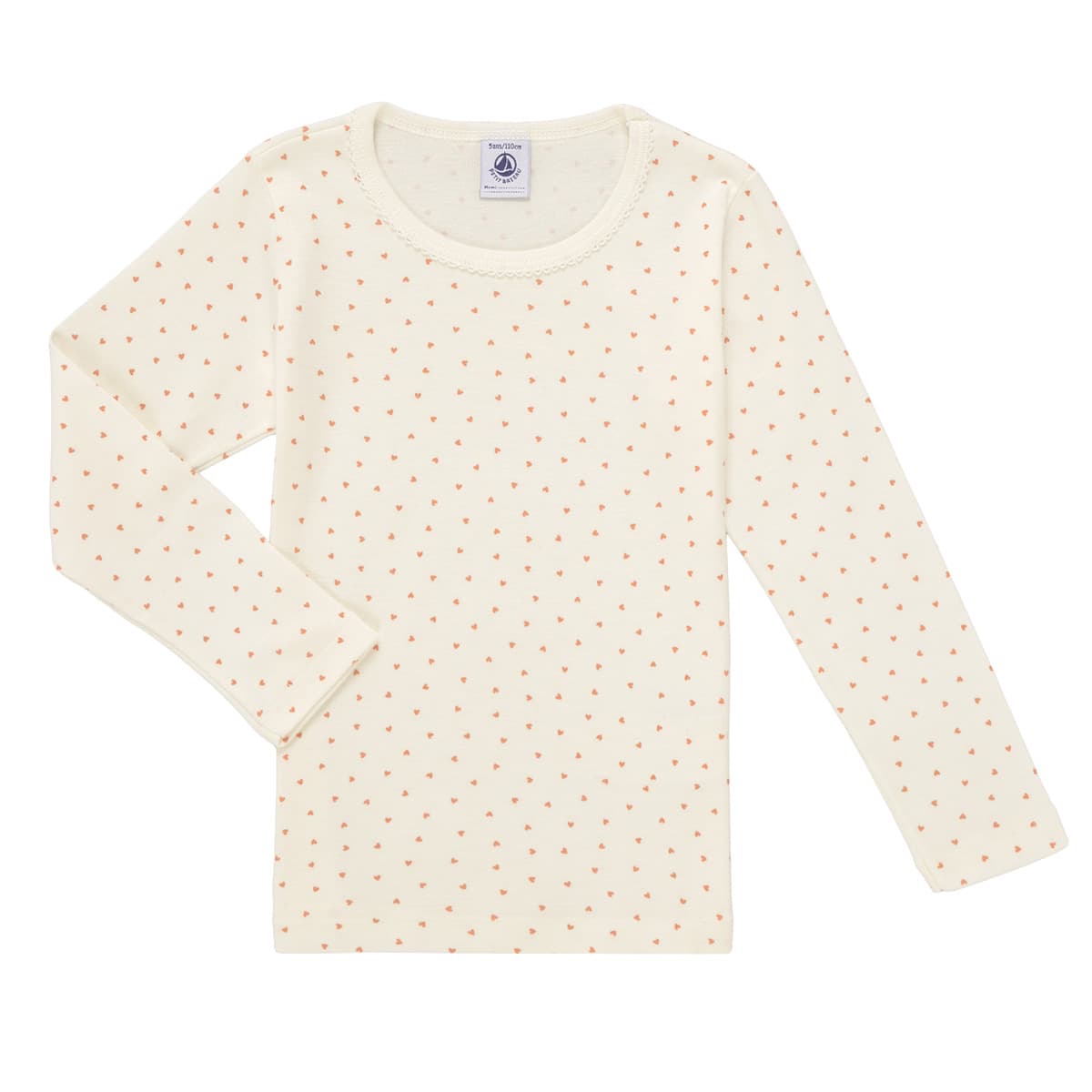 Girls' T-Shirts Petit Bateau White