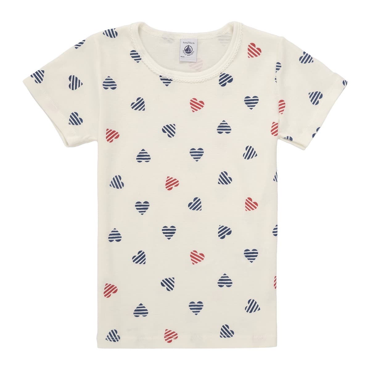 Girls' T-Shirts Petit Bateau White