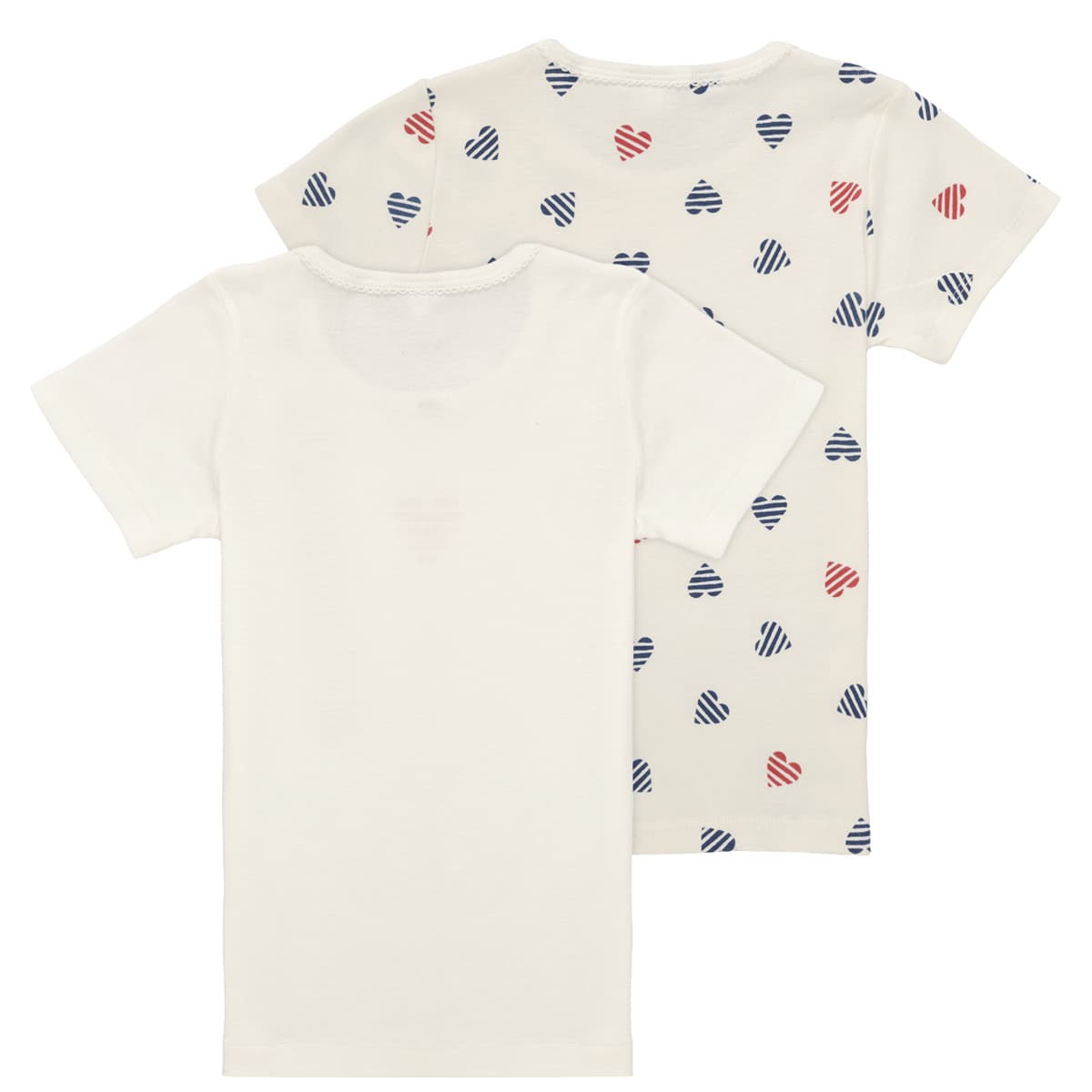 Girls' T-Shirts Petit Bateau White