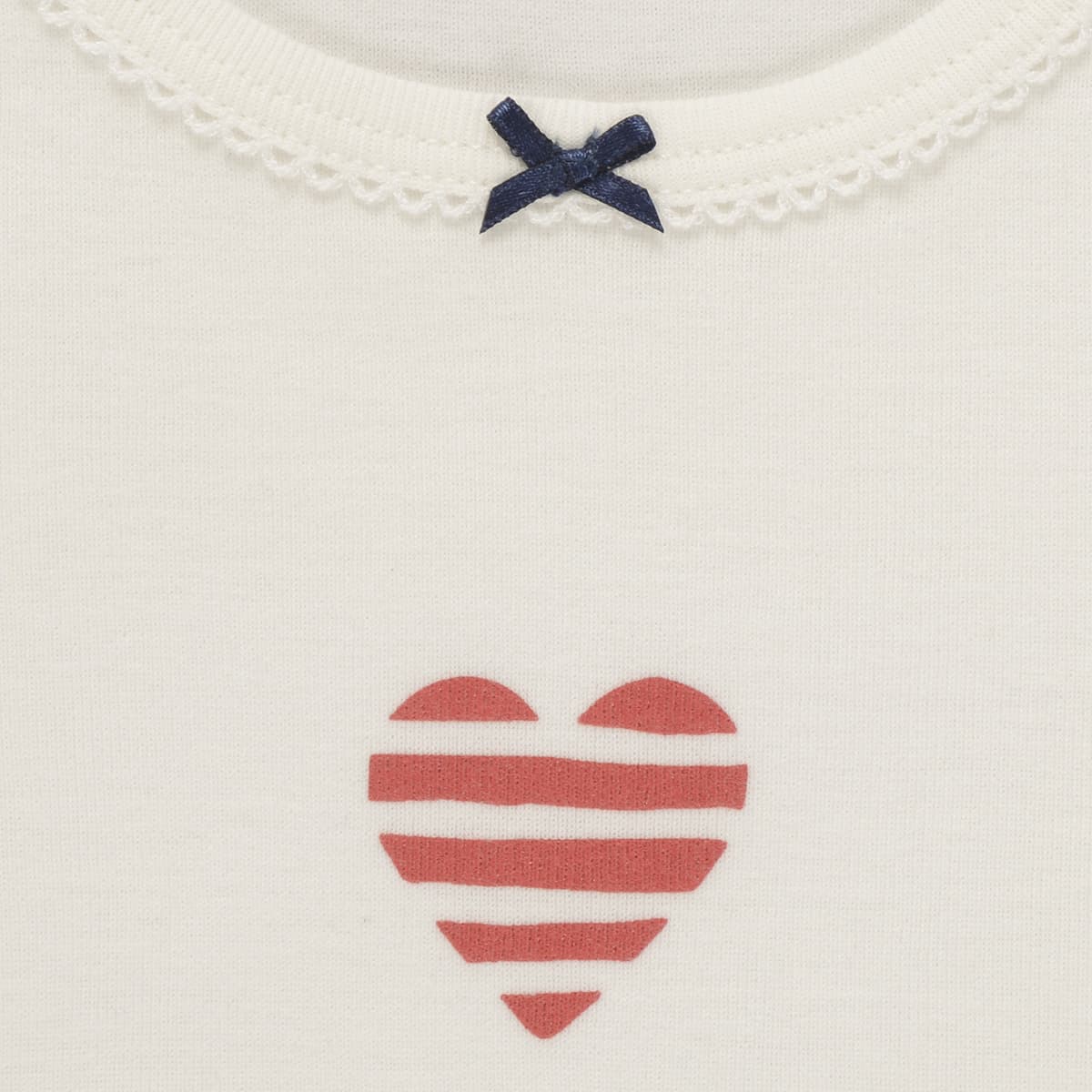 Girls' T-Shirts Petit Bateau White