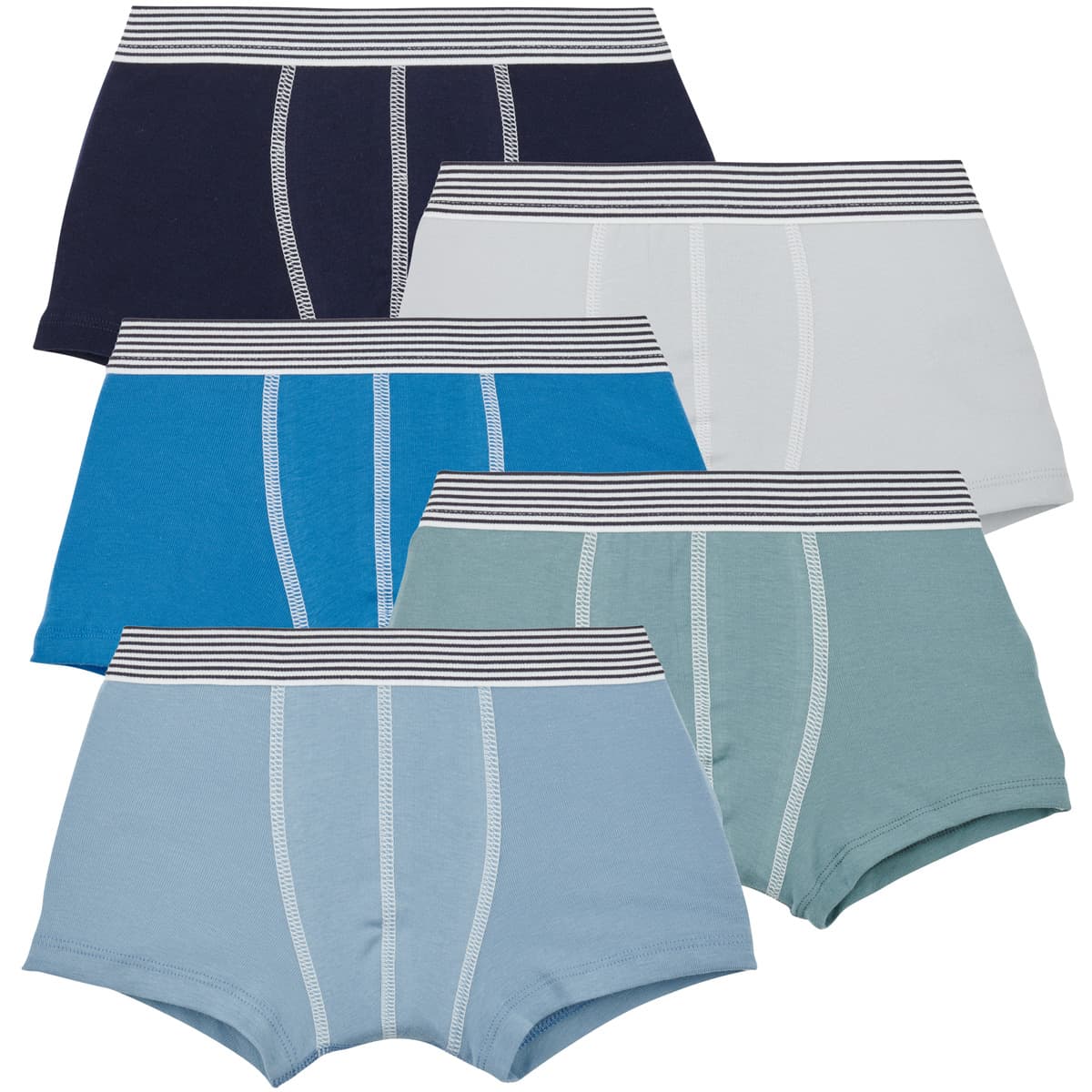 Boxer Petit Bateau LOT BOXER X5
