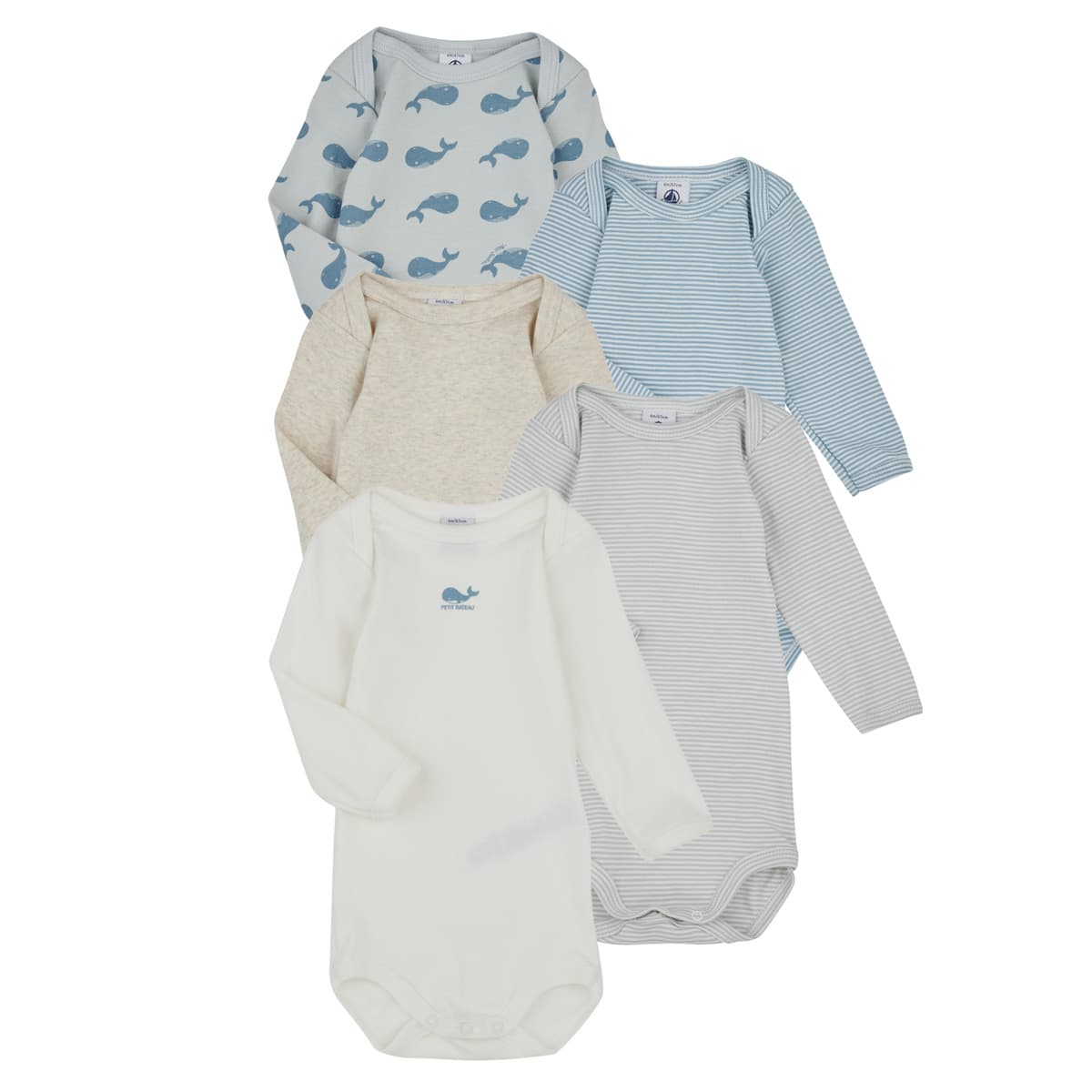 Boys' Sets Petit Bateau Gray