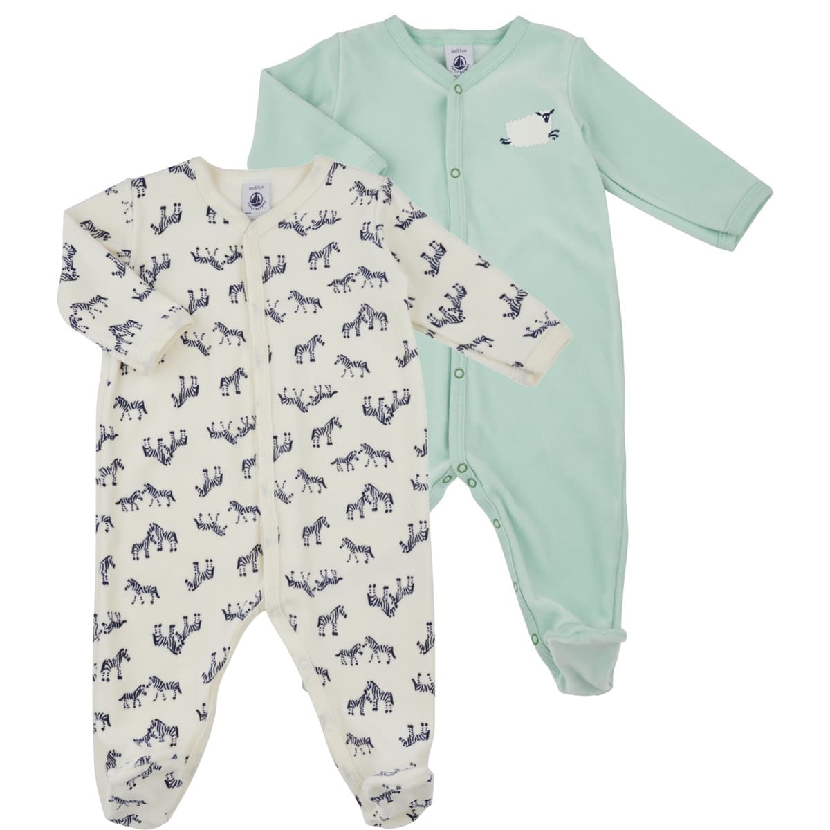 Πιτζάμες Petit Bateau LOT PYJAMA X2